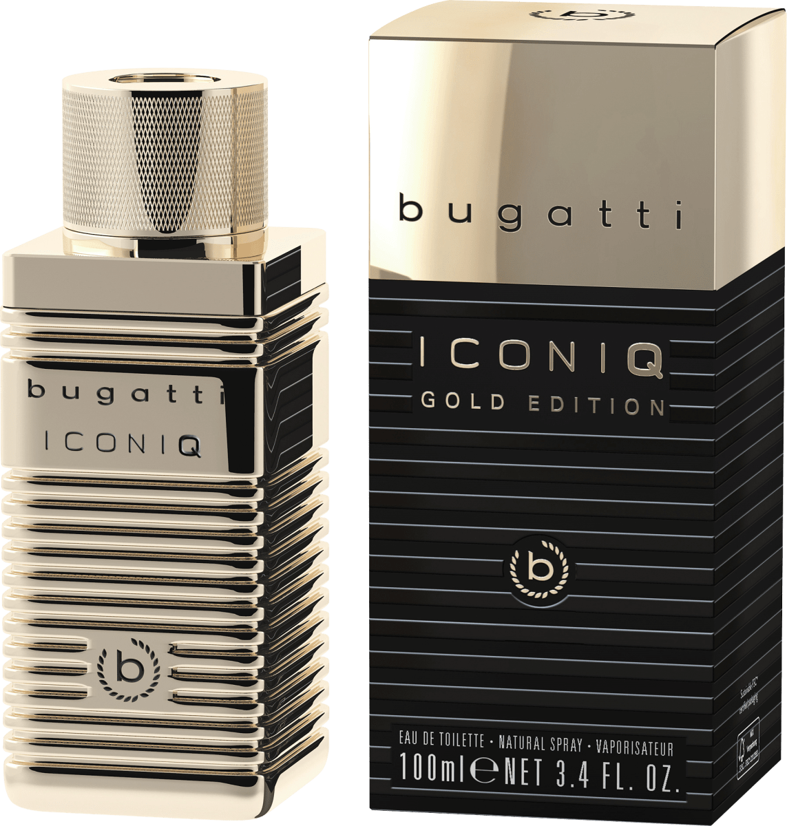 bugatti Iconiq Gold Eau de Toilette, 100 ml dauerhaft günstig 