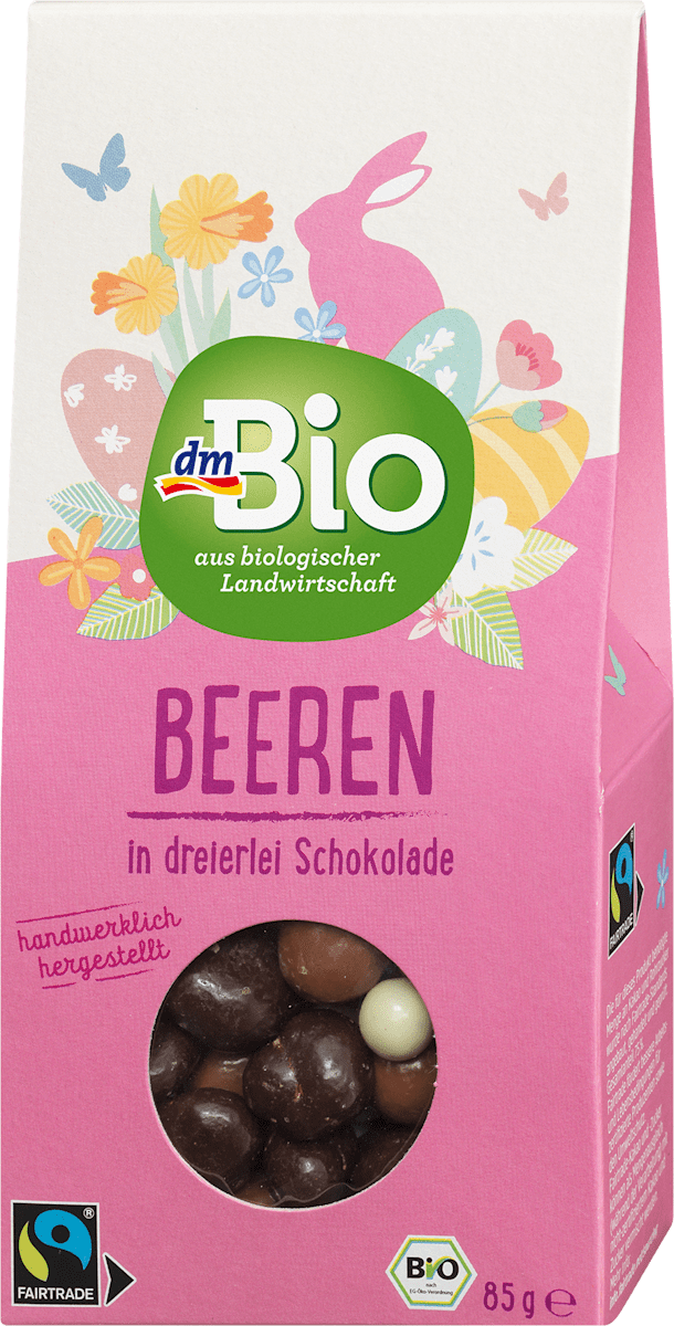 dmBio Beeren in dreierlei Schokolade, 85 g dauerhaft günstig online ...