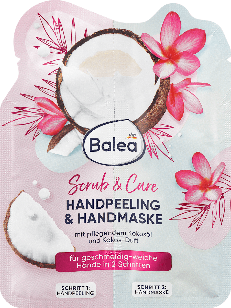 Balea Handpeeling & maske Scrub & Care, 20 ml dauerhaft günstig online