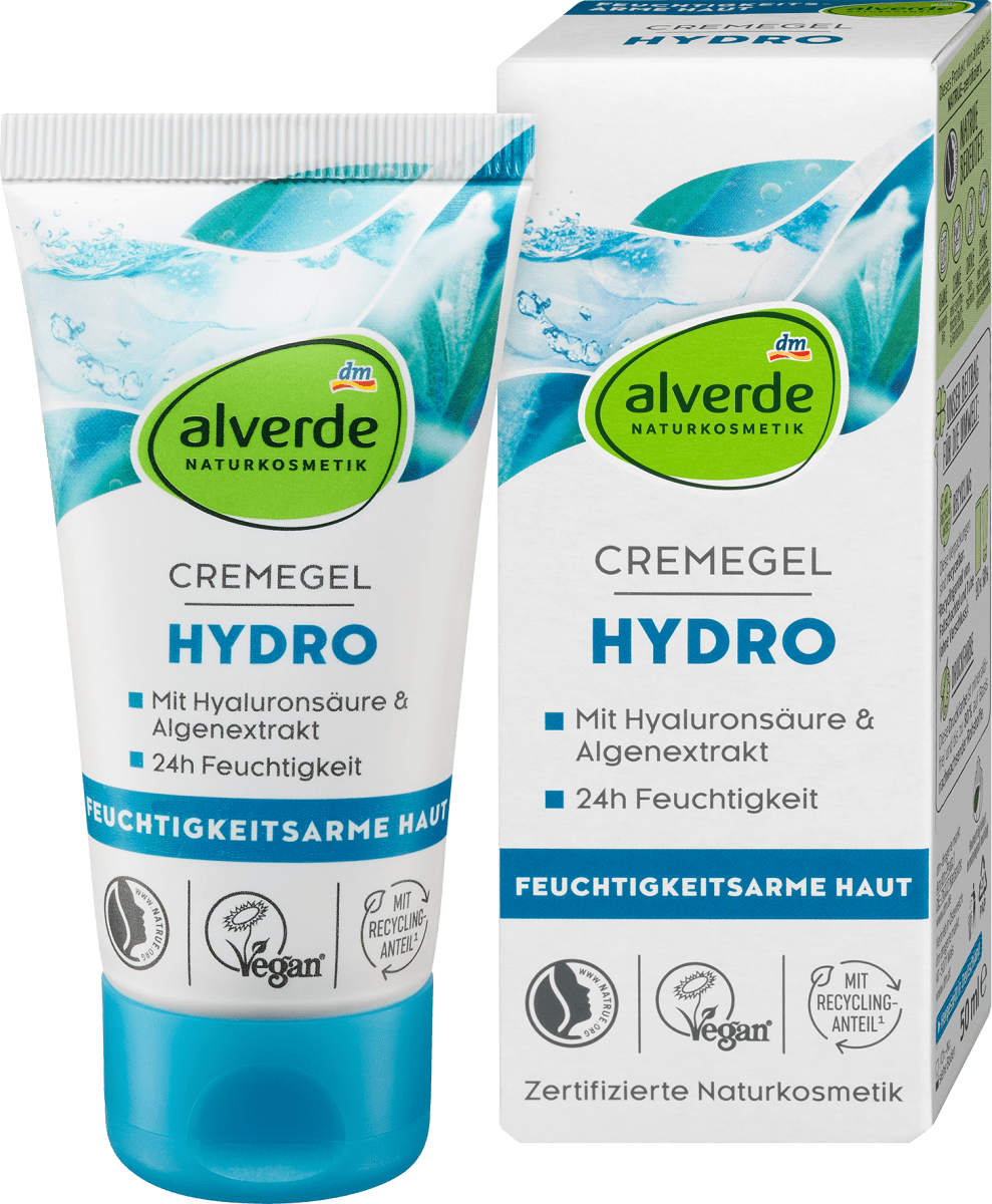 alverde NATURKOSMETIK Gesichtscreme Gel Hydro, 50 ml dauerhaft günstig ...