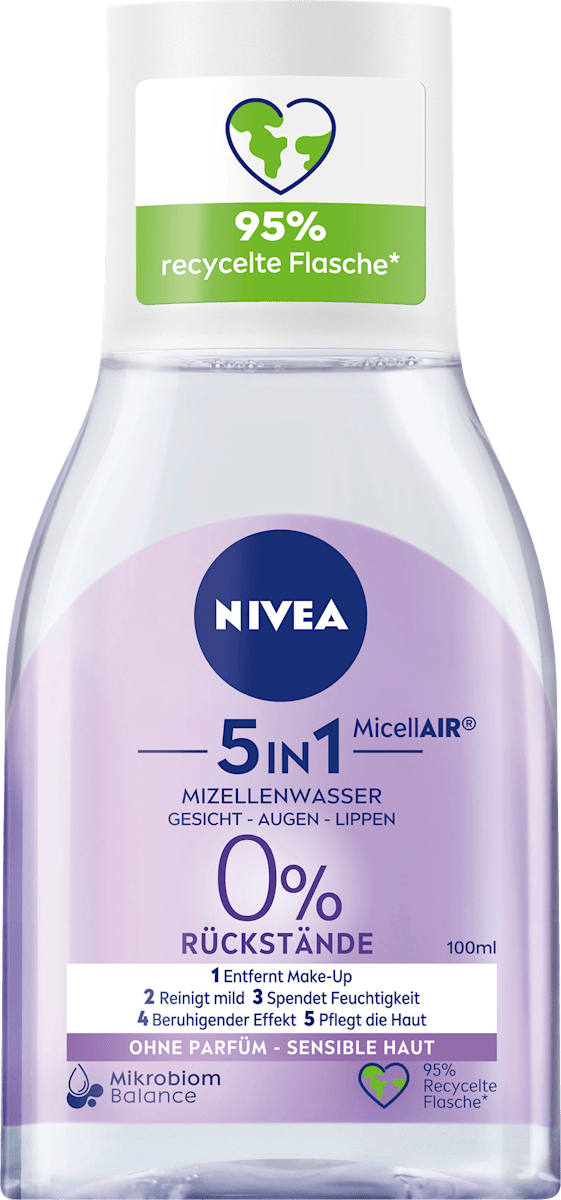 SOFT MICELLAIR Bio-Mizellenwasser 400ml – 6-in-1 Für Fettige & Mischhaut, Mit 19 Natürlichen Wirkstoffen