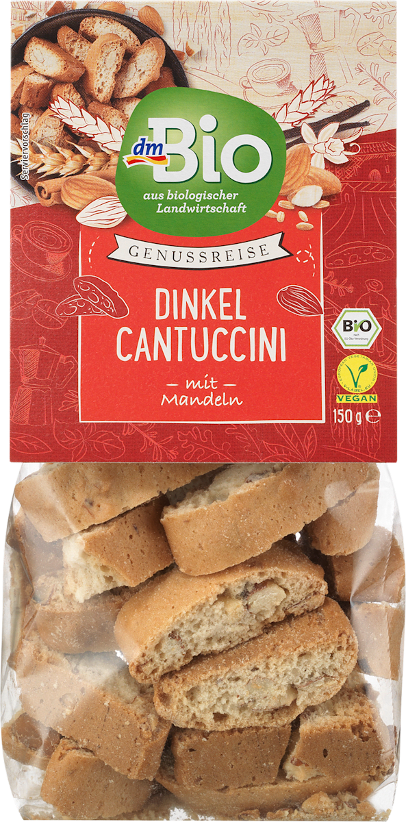 dmBio Cantuccini, Dinkel mit Mandeln, 150 g dauerhaft günstig online ...