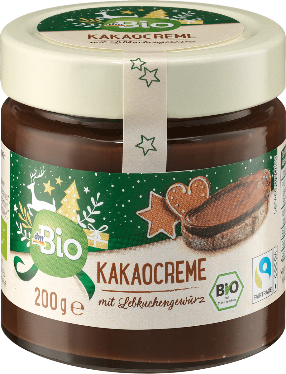 dmBio Kakaocreme mit Lebkuchengewürz, 200 g | dm.at