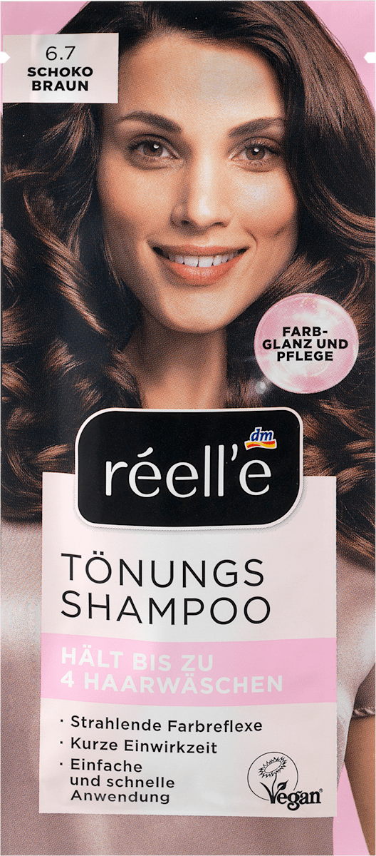 réell‘e Tónovací šampón - 6.7 Schoko Braun, 14 ml trvalo výhodne ...