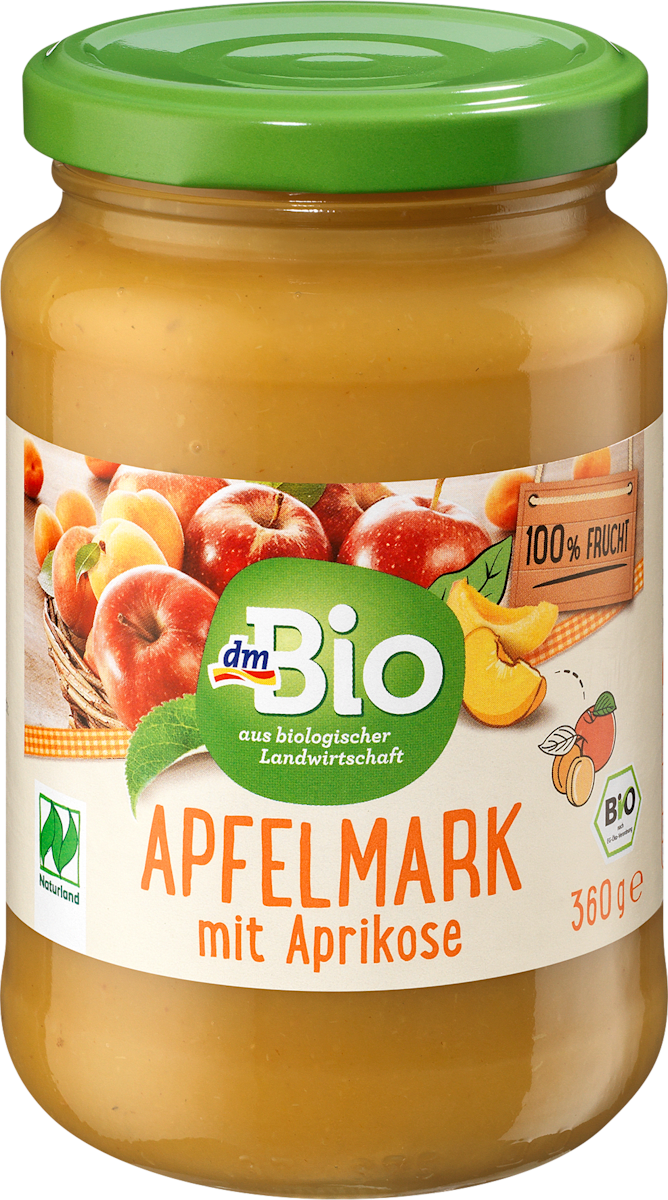 dmBio Apfelmark mit Aprikose, 360 g | dm.at