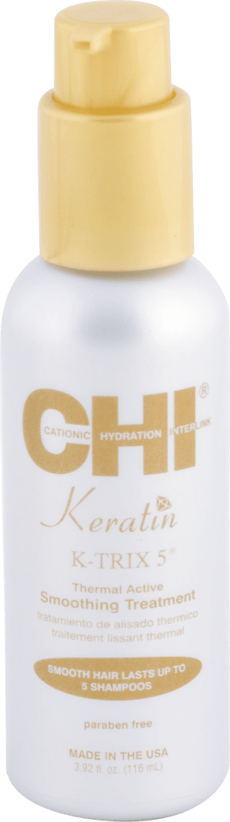 Chi Vyhladzujuca kura na vlasy Keratin K Trix 5 116 ml mojadm.sk