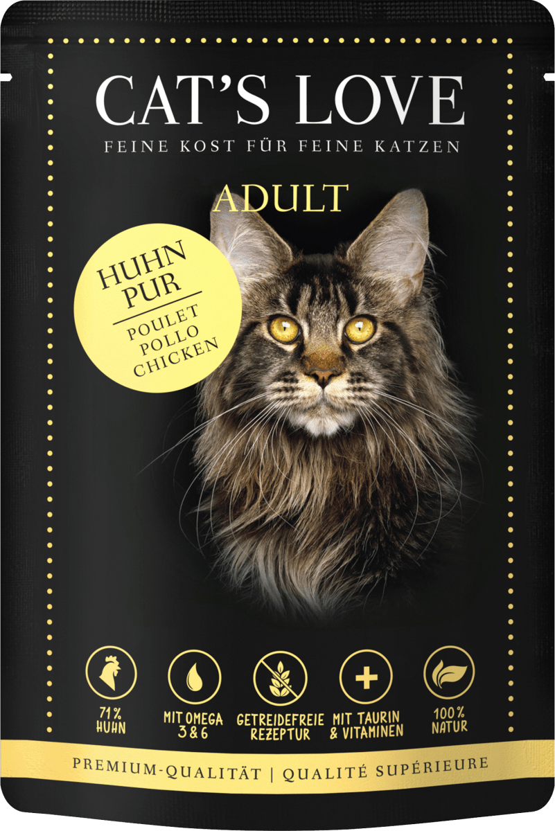Nuevo Katzenfutter Light – Huhn & Reis, 85 G, Ohne Künstliche Zusätze