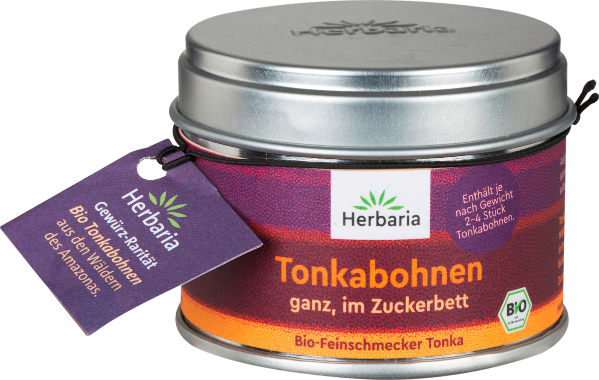 HERBÁRIA Tonkabohne Ganz im Zuckerbett, 50 g | dm.at