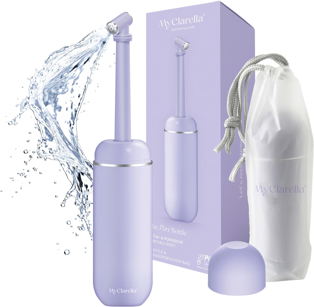 MyClarella Panty Post Parto E Gravidanza – Mutande Elastiche Traspiranti Con Fascia Di Compressione, Sostitutive Della Rete Ospedaliera - 4
