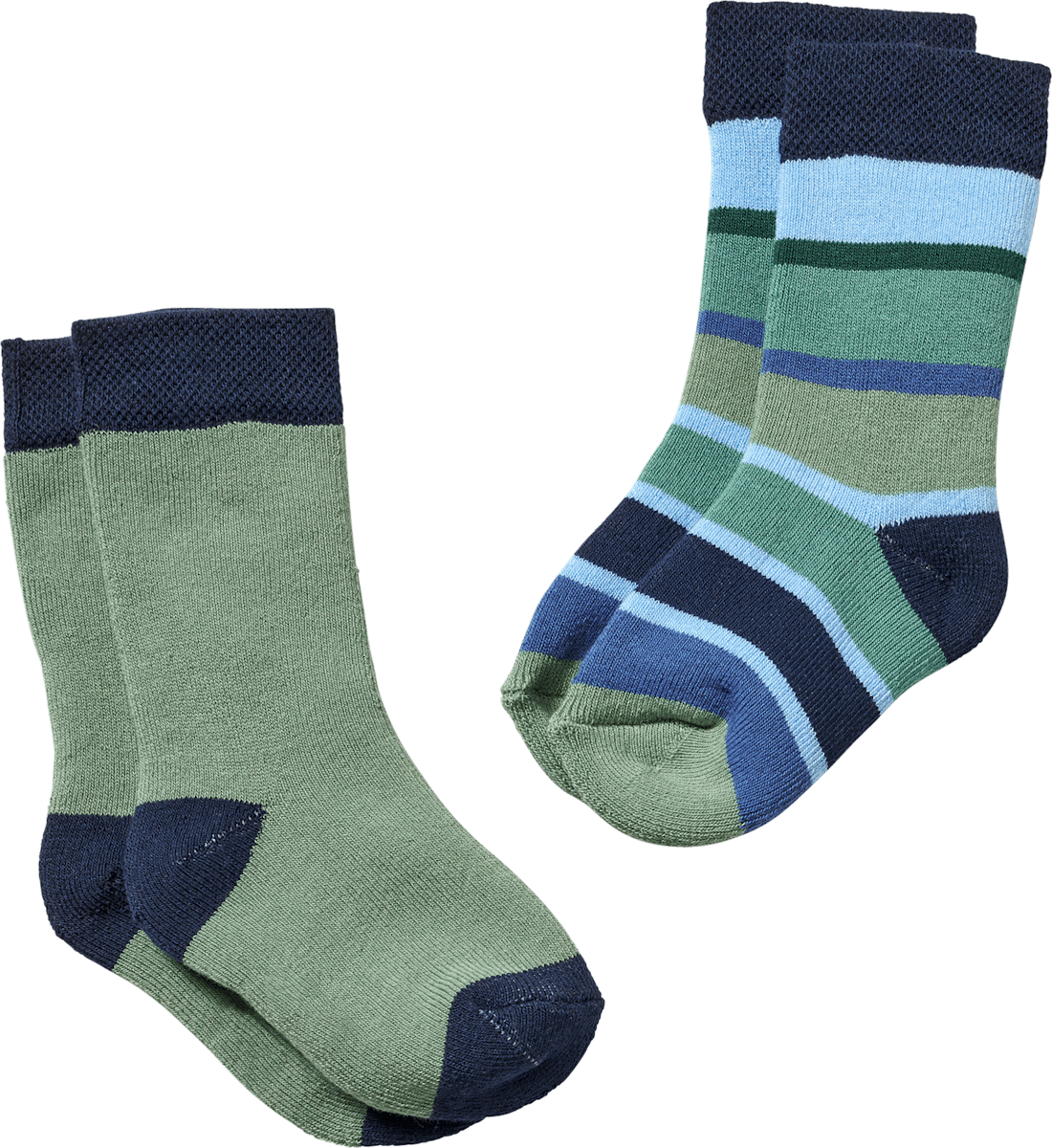Thermosocken, blau \u0026 grün, Gr. 27/29, 2 St