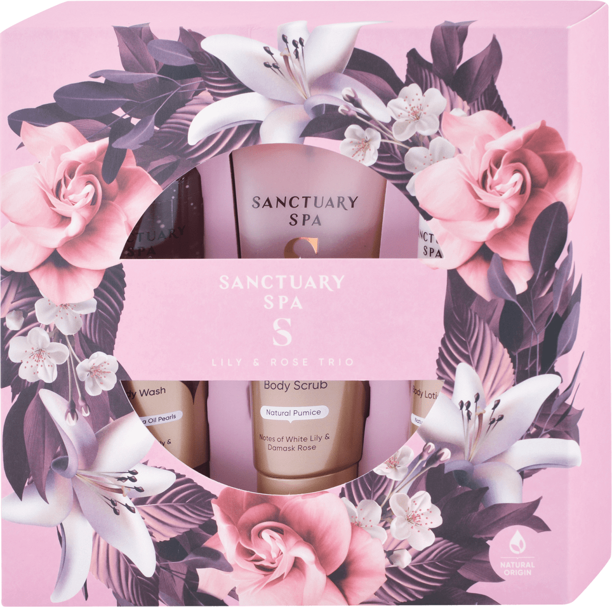 SANCTUARY SPA Darčekové balenie Lily & Rose Trio, 1 ks | mojadm.sk