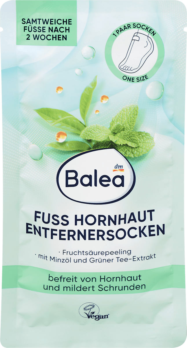 hornhaut entfernen socken balea