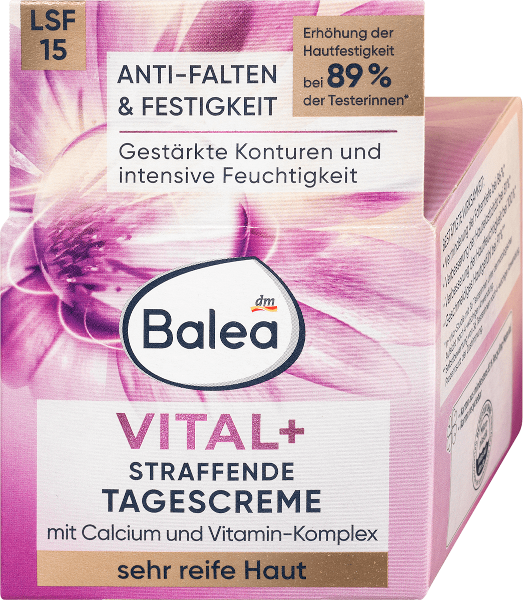 Balea Vital+ zpevňující pleťový krém, 50 ml | dm.cz
