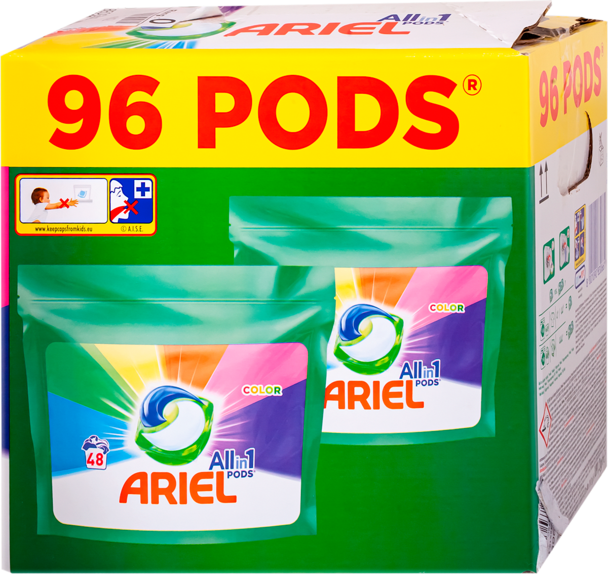ARIEL PODS COLOR All in 1 kapsule za veš, 96 kom | dm.rs