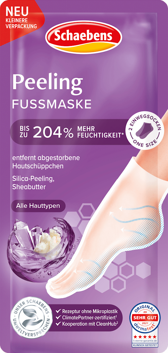 Schaebens peeling fußmaske