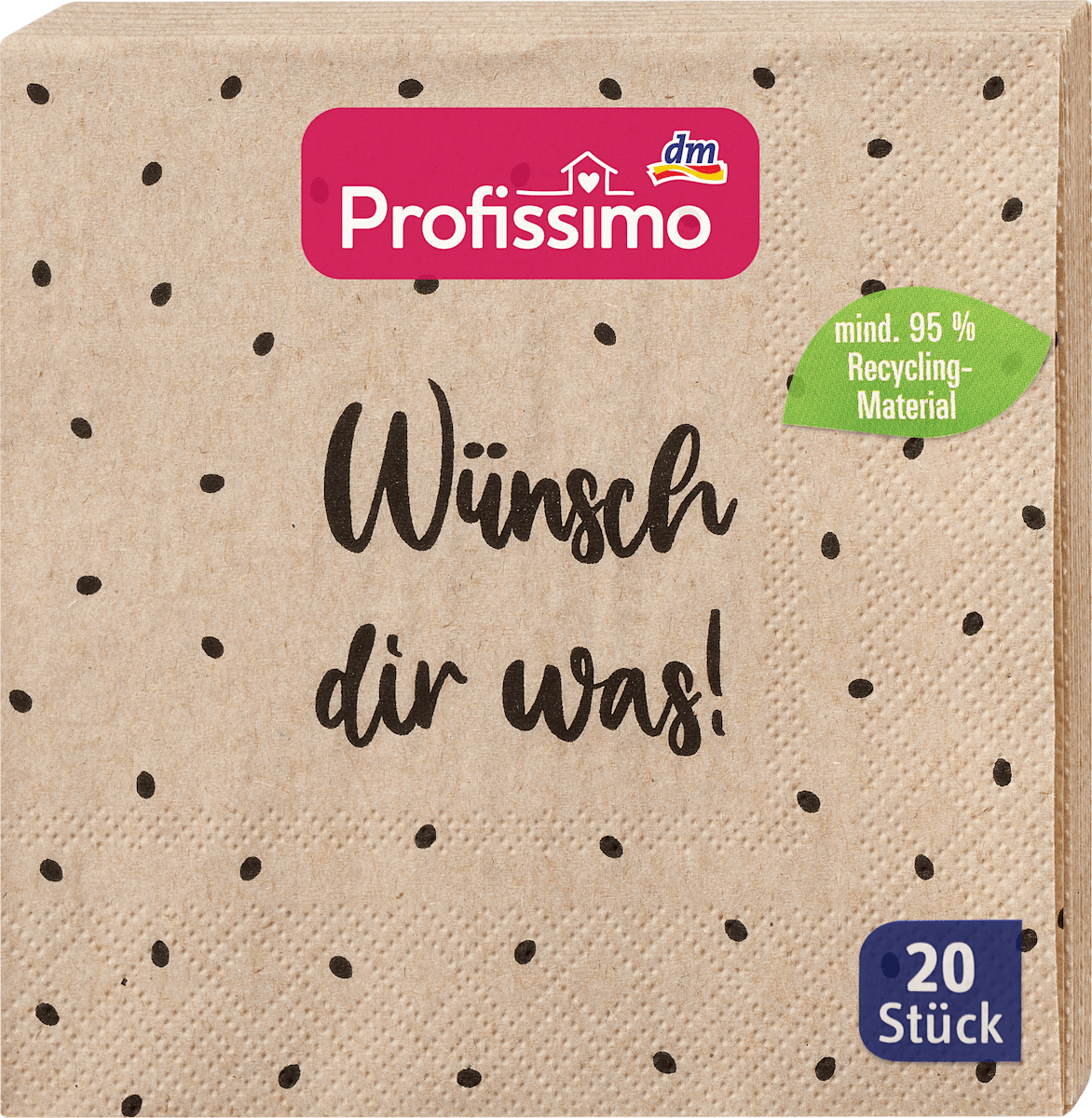 20 Cocktail Servietten Mit Bunten Punkten – 25x25 Cm, 3-lagig, Für Tischdeko & Serviettentechnik