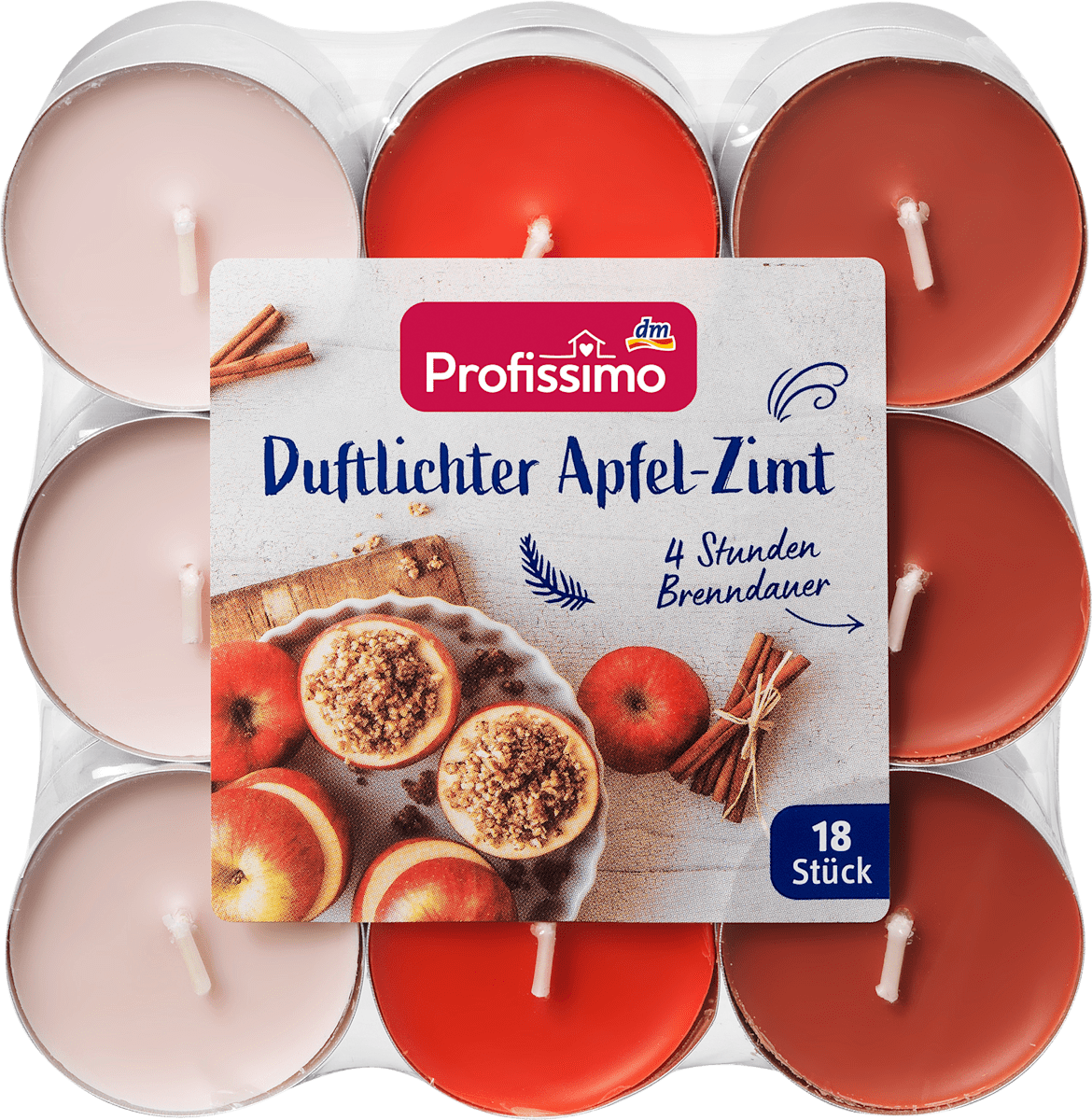 Profissimo Duftlichter Apfel-Zimt, 18 St | dm.at