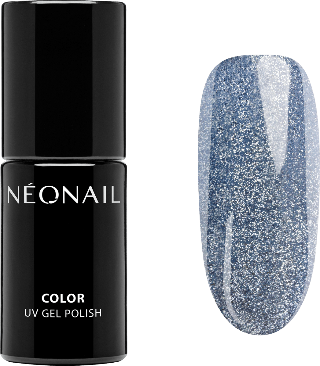 BLUESKY Diamond Storm Blue Glitter Nagellack-Gel, 10 Ml – UV/LED Aushärtbar, Splitterfest