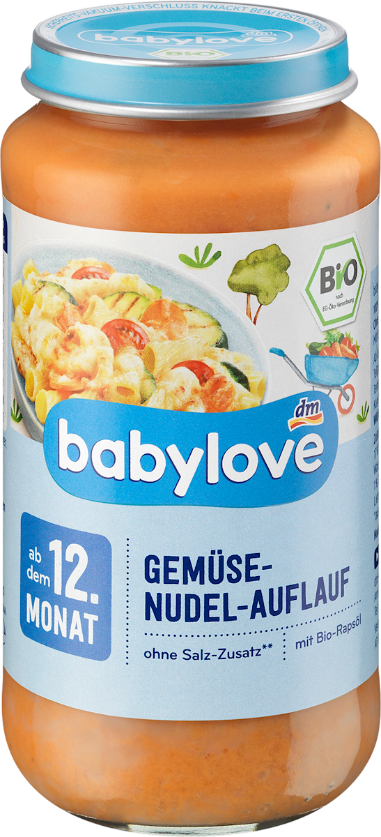 babylove Menü Gemüse Nudelauflauf ab dem 12 Monat, 250 g | dm.at