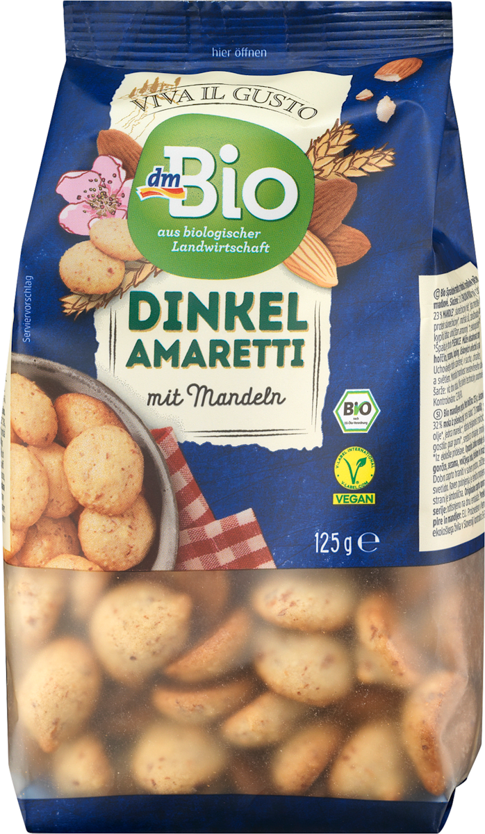 dmBio Dinkel Amaretti mit Mandeln, 125 g dauerhaft günstig online ...