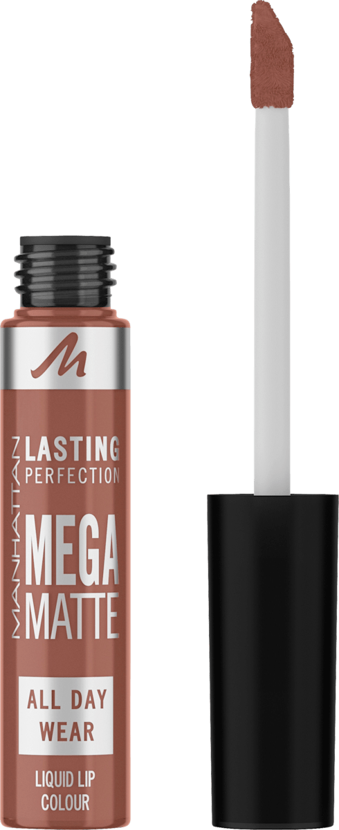 Manhattan Lasting Perfection Satin Lipstick - Packung Mit 2 Stück, Intensive Farbe & Feuchtigkeit, Vegan, Ohne Parabene