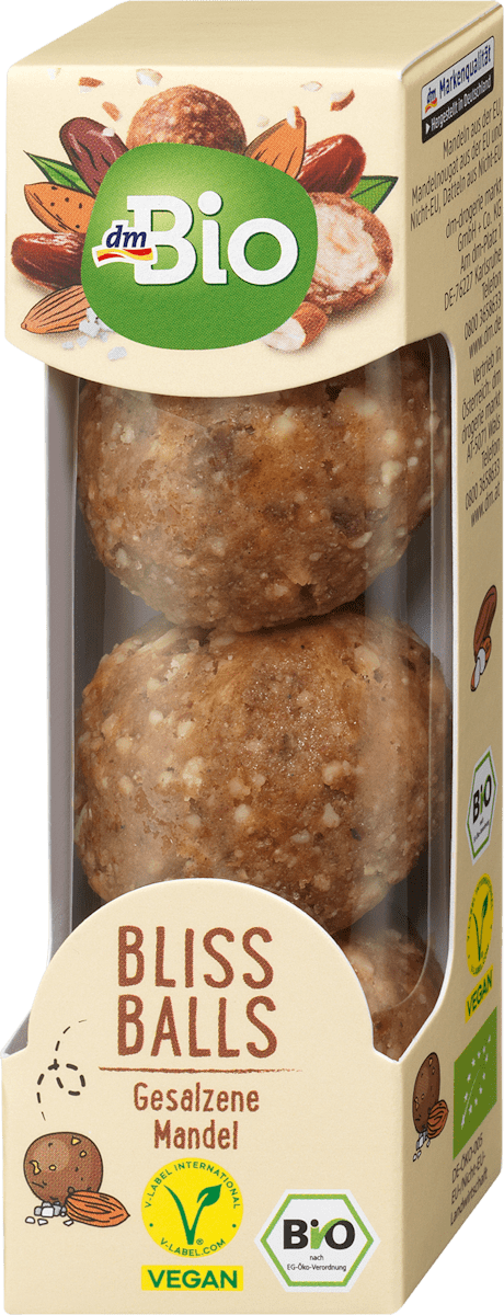 dmBio Bliss Balls, gesalzene Mandel, 60 g dauerhaft günstig online ...