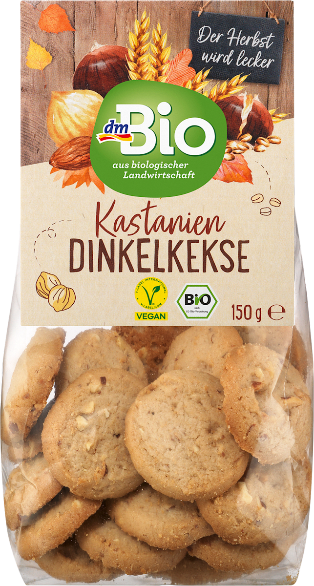 dmBio Dinkelkekse Kastanie, 150 g | dm.at