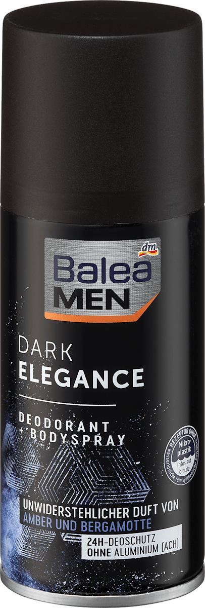 Balea MEN Deodorante spray uomo Dark Elegance, 150 ml | dm Italia