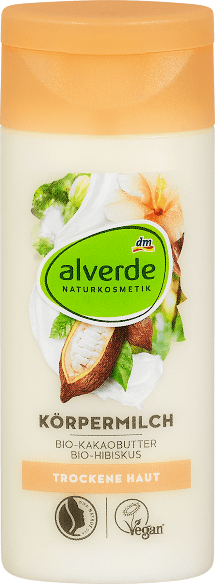 alverde NATURKOSMETIK Körpermilch Bio-Kakaobutter Bio-Hibiskus ...