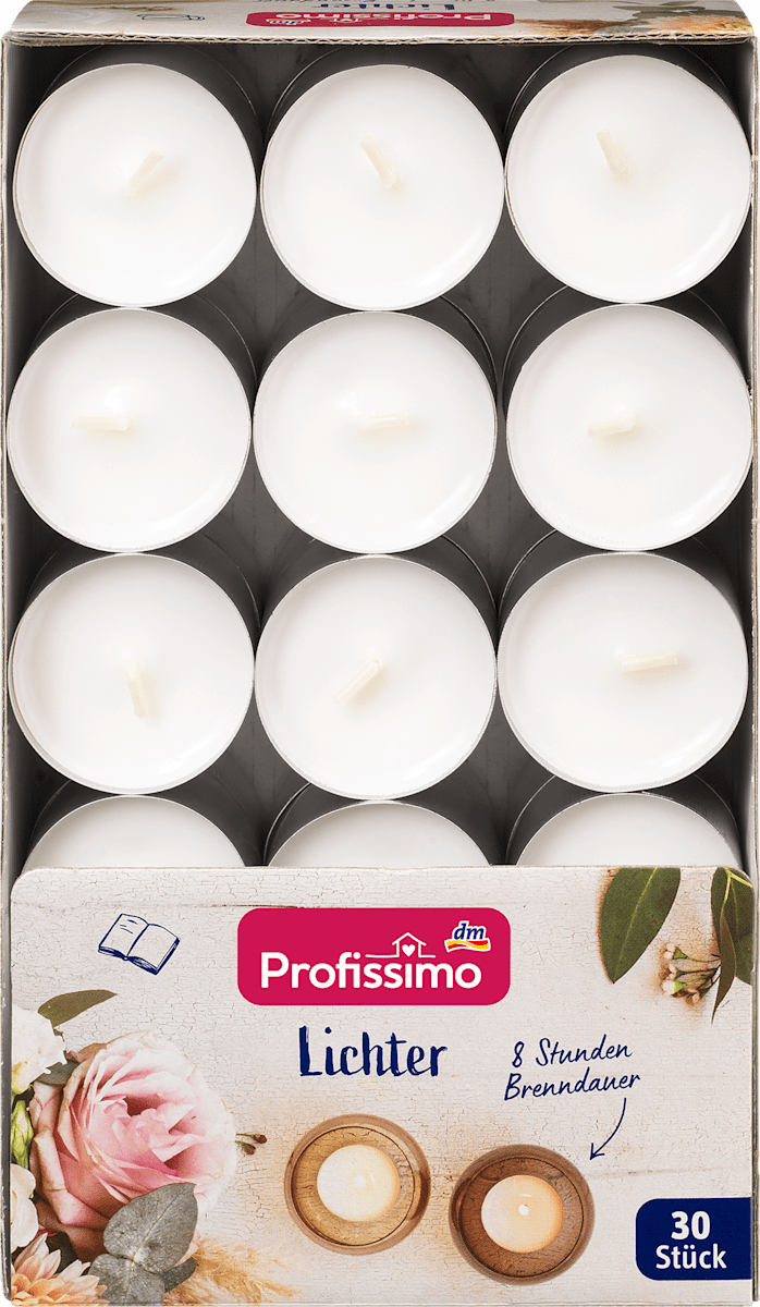 HS Candle Lumini Per Tomba, Confezione Da 3 Pezzi, Circa 100 Ore/4 - Foto 8