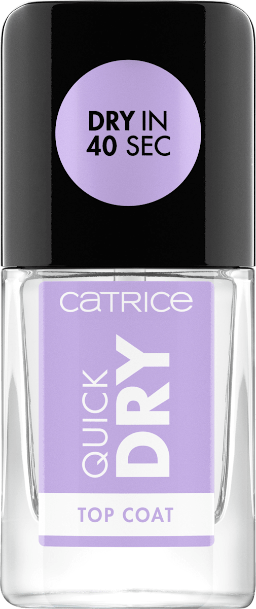 Golden Rose Top Coat Quick Dry – Schnelltrocknender Nagellack-Versiegelungslack, Mit UV-Schutz, 60 Sekunden Trockenzeit