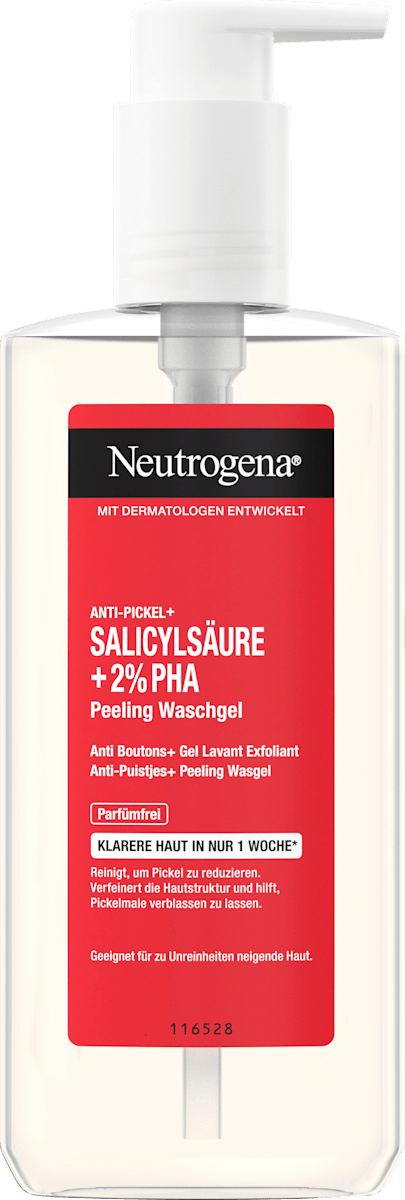 Neutrogena Anti Pickel Peeling Cleanser AHA/PHA/BHA, 200 ml dauerhaft ...