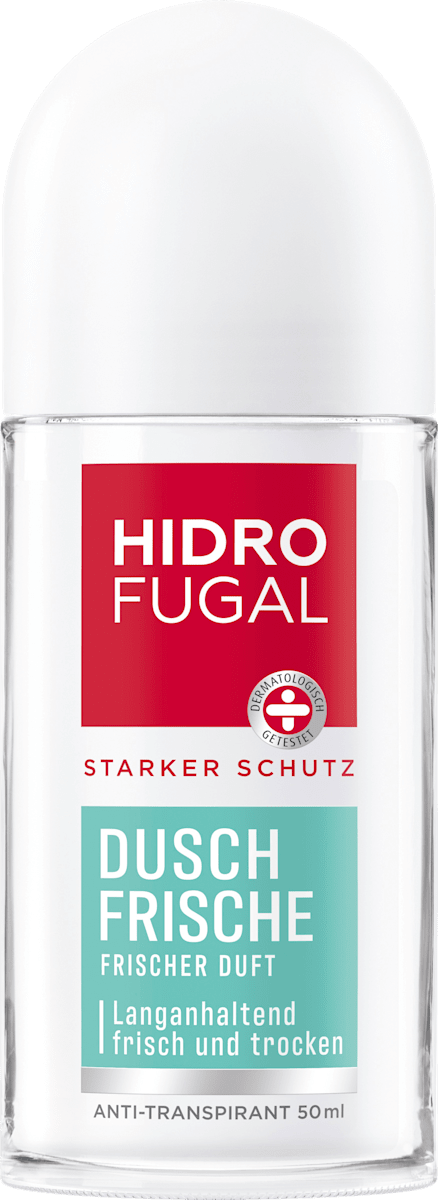 Hidrofugal Stark & Kühlend Roll-on Deo – 50 Ml Mit Aloe Vera, Sofort-Cooling-Effekt, Ohne Alkohol, Dermatologisch Getestet