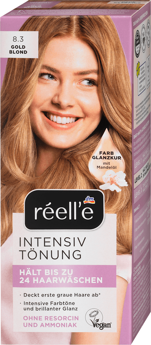 Alkemilla Blond Goldblond 7,3 – Ammoniakfreie Haarfarbe, 155 Ml, Vegan, Mit Arganöl & Hyaluronsäure
