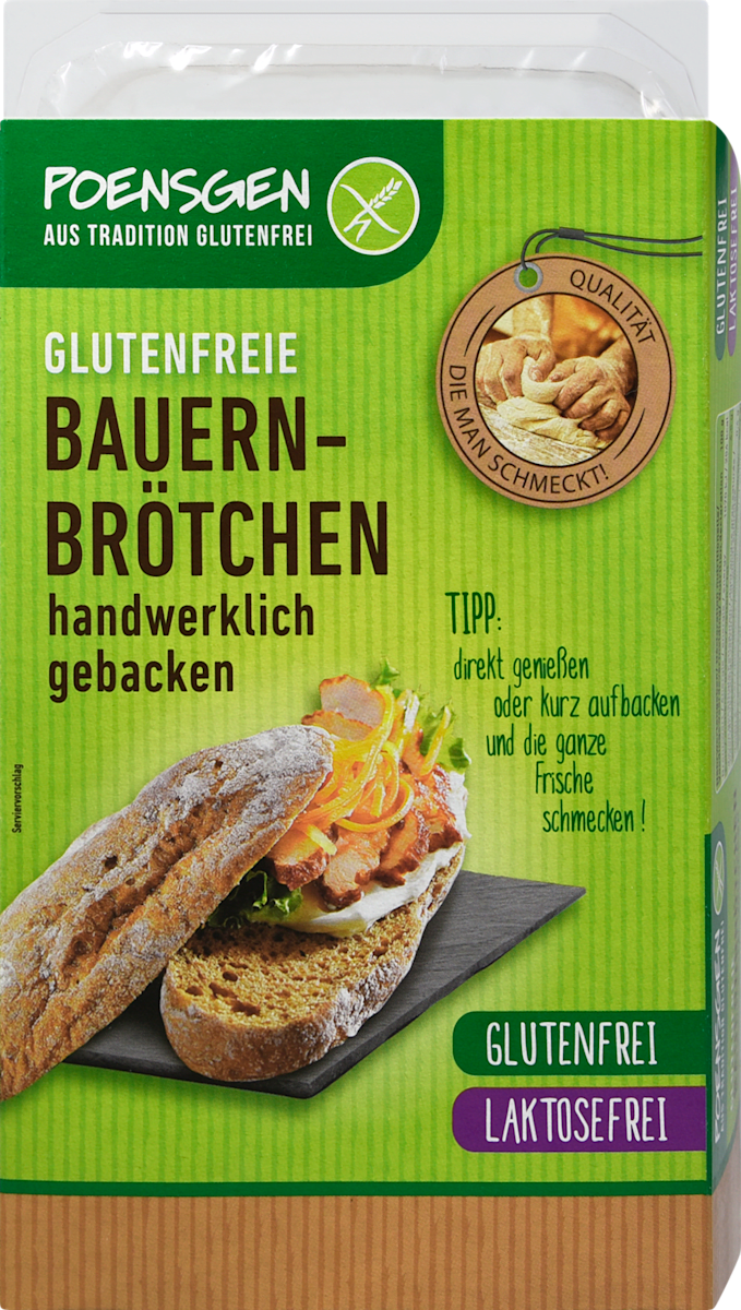 POENSGEN Bauernbrötchen glutenfrei, 150 g | dm.at
