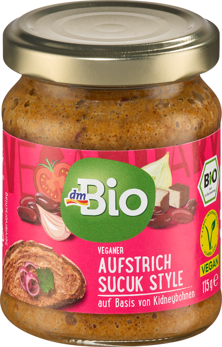 dmBio Veganer Aufstrich Sucuk Style, 115 g dauerhaft günstig online ...