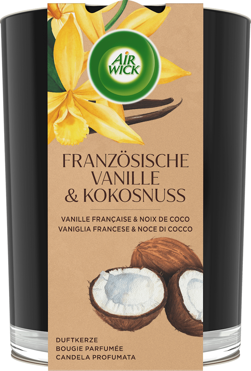 2 Stück Kokos-Duftkerzen Im Glas – Pflanzliches Wachs, 28h Brenndauer, 8,5x7 Cm, Nachhaltig Aus Spanien