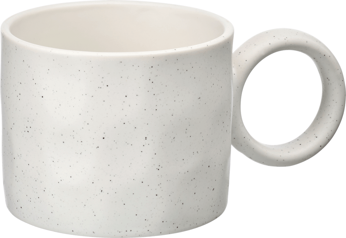 BOLTZE Kaffeebecher, offwhite/matt, 1 St dauerhaft