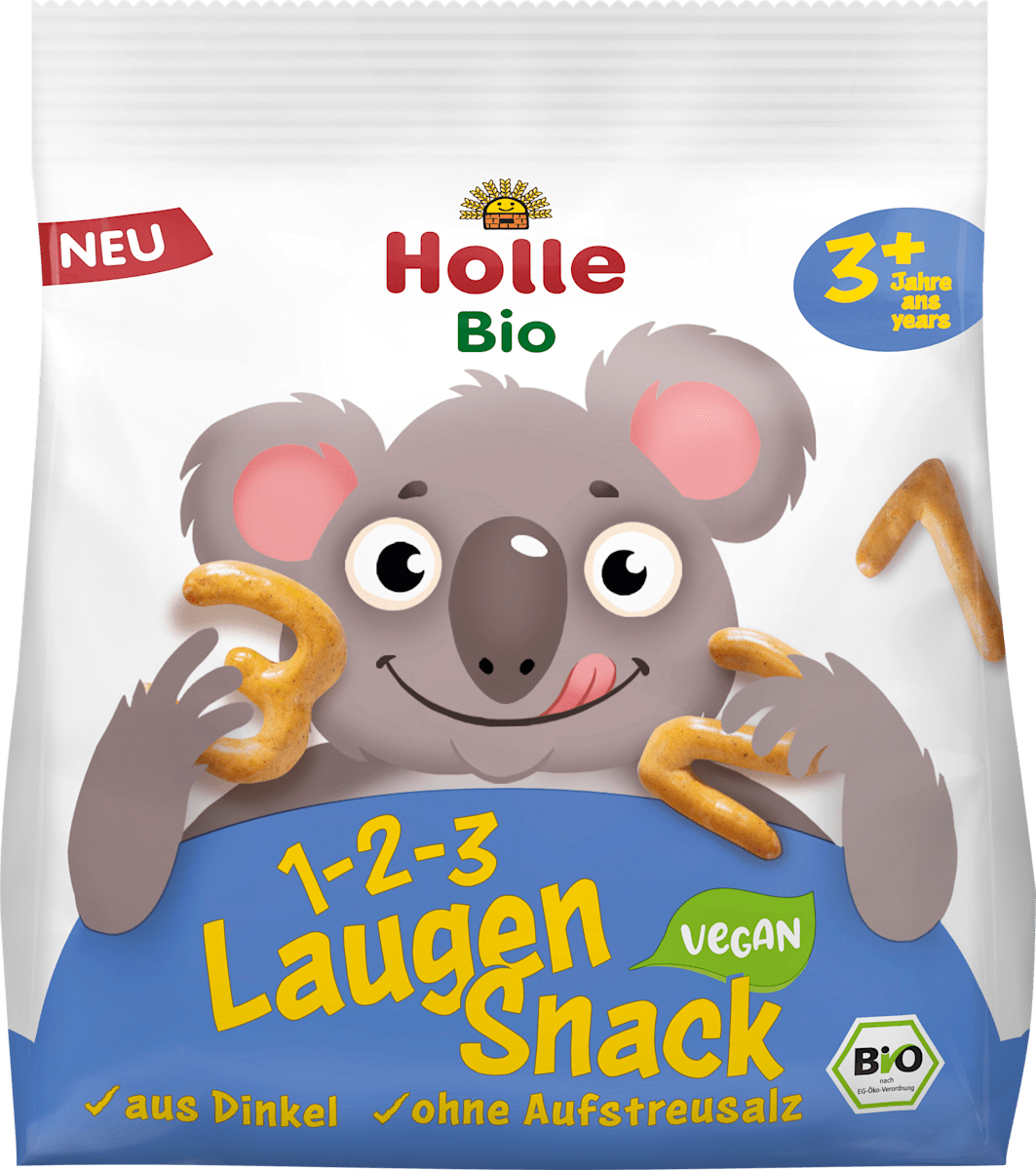 Holle Kindersnack Laugenzahlen ab 3 Jahren, 80 g dauerhaft günstig ...