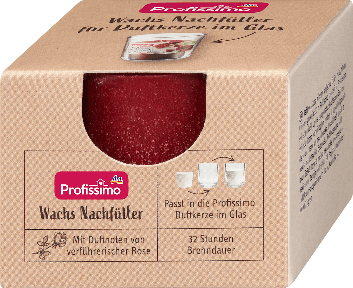 Profissimo Wachs Nachfüller für Duftgläser verführerische Rose, 1 St ...