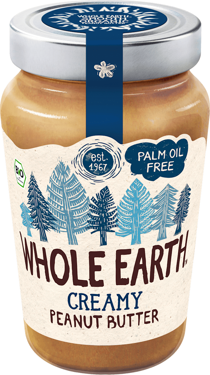 WHOLE EARTH Erdnussbutter, Creamy Peanut Butter, 340 g dauerhaft ...