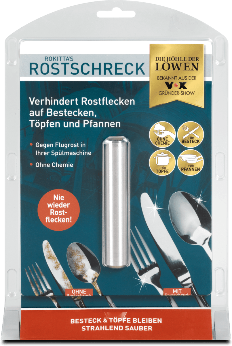 Rokittas Rostschreck Repellente Ruggine In Alluminio Per Posate E Pentole &ndash; Adatto A Lavastoviglie