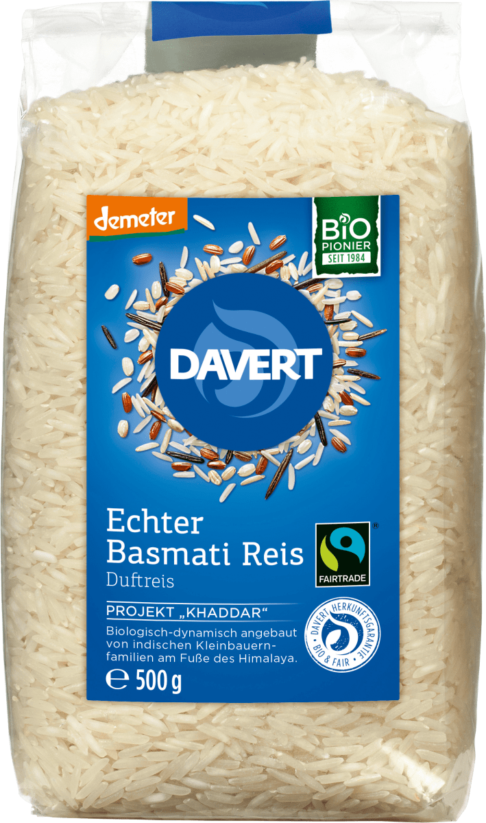 Davert Basmatireis weiß, 500 g dauerhaft günstig online kaufen | dm.de