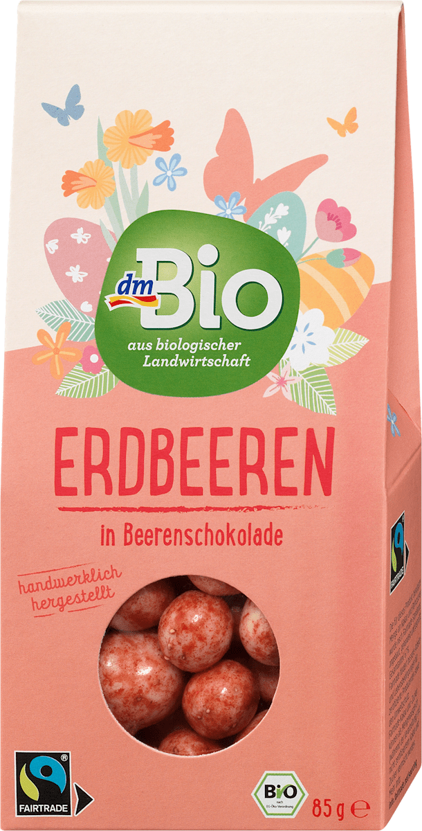 dmBio Erdbeeren in Beerenschokolade, 85 g dauerhaft günstig online