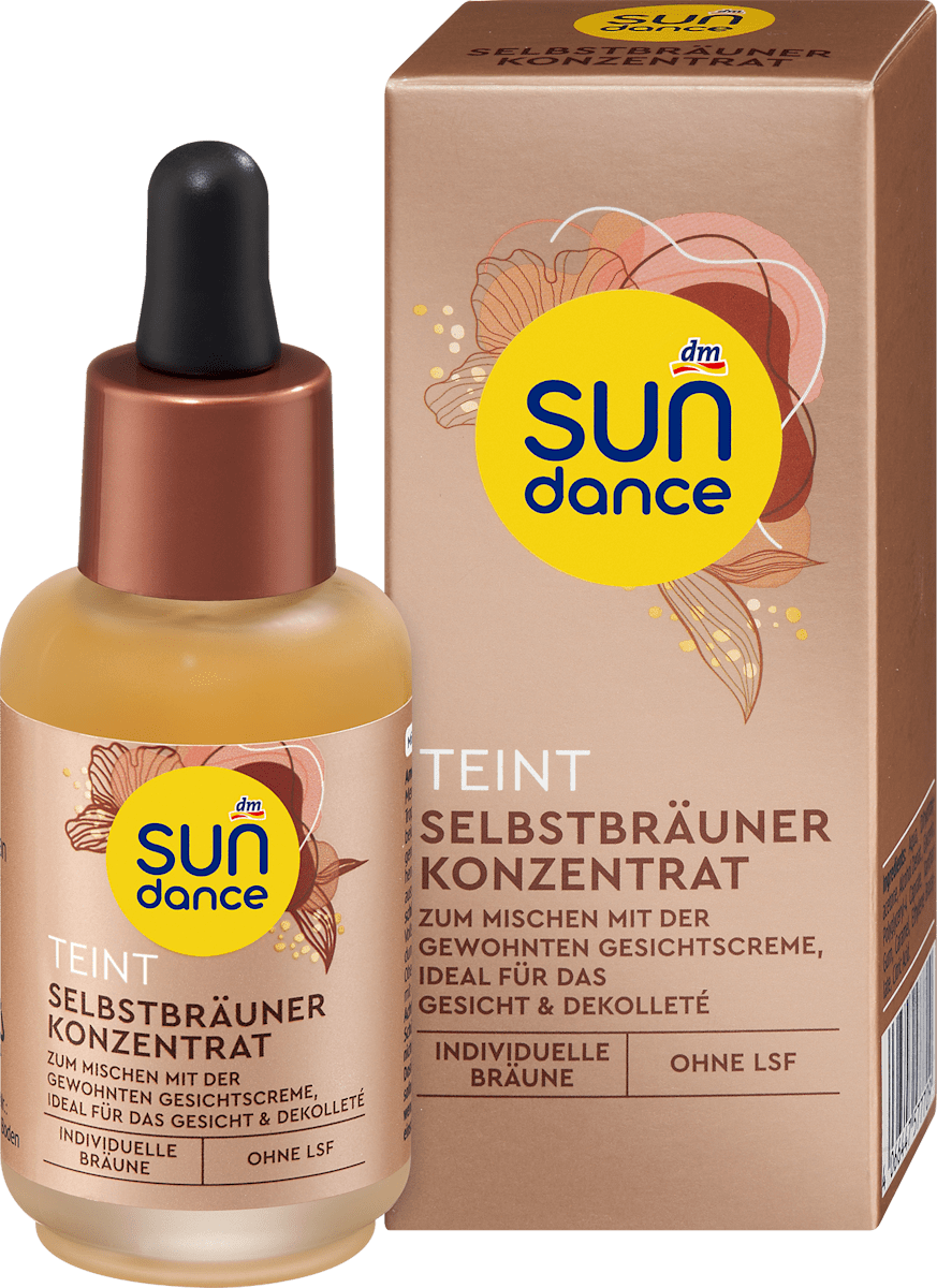 SUNDANCE Selbstbräuner Konzentrat Für Gesicht & Dekolleté – Individuelle Bräune Ohne UV-Schutz