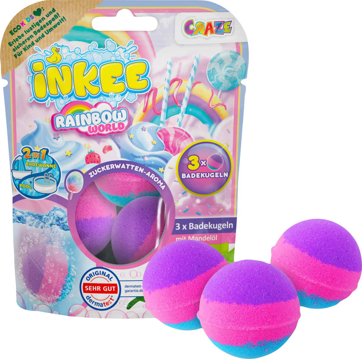 Badebomben Set – 5 Stück à 40 G, Duft Rosa, Für Entspannende Wellness-Momente Zu Hause