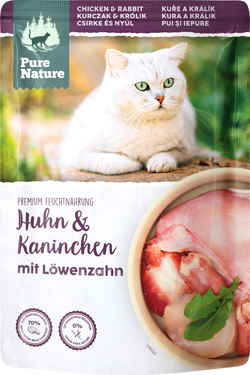 Nuevo Katzenfutter Light – Huhn & Reis, 85 G, Ohne Künstliche Zusätze