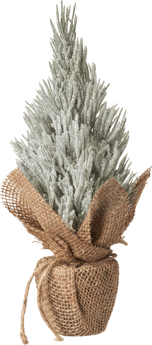 Dekorieren &amp; Einrichten Tannenbaum in Jutesack (30 cm), 1 St dauerhaft ...