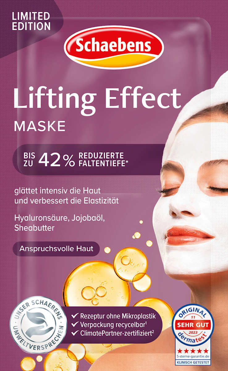Bioearth Gesichtsmaske Effekt Filler Mit Macadamiaöl – Einweg Maske 15 Ml Für Intensive Pflege