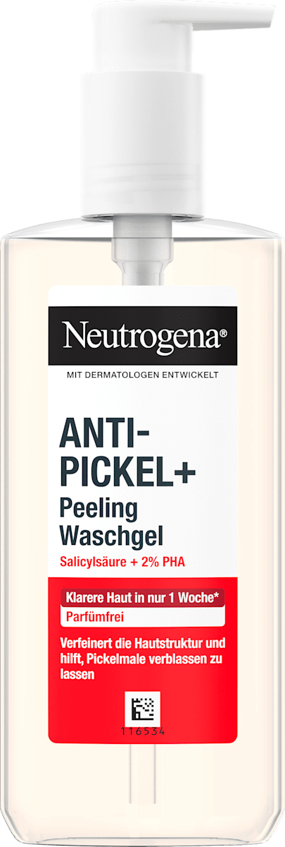 Neutrogena Anti Pickel Peeling Cleanser AHA/PHA/BHA, 200 ml dauerhaft ...